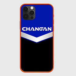 Чехол для iPhone 12 Pro ЧАНГАН - CHANGAN - ФОРМА, цвет: 3D-красный