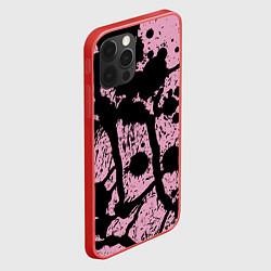 Чехол для iPhone 12 Pro Кляксы Авангард Узор Blots Vanguard Pattern, цвет: 3D-красный — фото 2