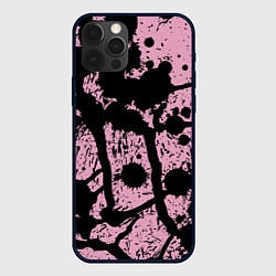 Чехол для iPhone 12 Pro Кляксы Авангард Узор Blots Vanguard Pattern, цвет: 3D-черный