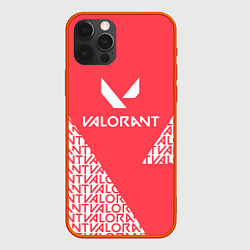 Чехол для iPhone 12 Pro ВАЛОРАНТ - Valorant, цвет: 3D-красный