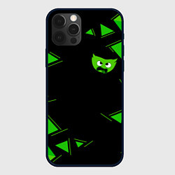 Чехол для iPhone 12 Pro GreenMini HuggyWuggyPoppy Playtime, цвет: 3D-черный