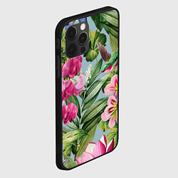 Чехол для iPhone 12 Pro Цветы Эдема, цвет: 3D-черный — фото 2