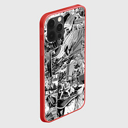 Чехол для iPhone 12 Pro Bloodborne comix, цвет: 3D-красный — фото 2