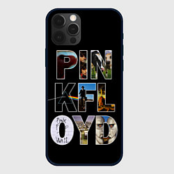 Чехол для iPhone 12 Pro PINK FLOYD АЛЬБОМЫ, цвет: 3D-черный
