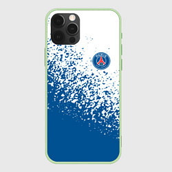 Чехол для iPhone 12 Pro Psg синие брызги, цвет: 3D-салатовый