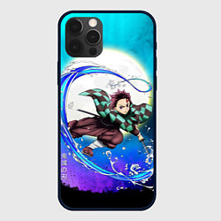 Чехол для iPhone 12 Pro Клинок, рассекающий демонов Танджиро Tanjiro, цвет: 3D-черный