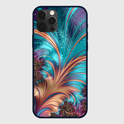 Чехол для iPhone 12 Pro Floral composition Цветочная композиция, цвет: 3D-черный