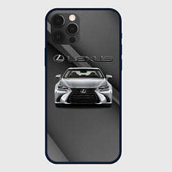 Чехол для iPhone 12 Pro Lexus auto, цвет: 3D-черный