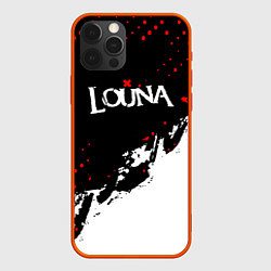 Чехол для iPhone 12 Pro Louna band - лоуна, цвет: 3D-красный