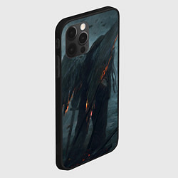 Чехол для iPhone 12 Pro Leos Падший Ангел Одиночества, цвет: 3D-черный — фото 2