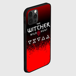 Чехол для iPhone 12 Pro Witcher blood, цвет: 3D-черный — фото 2