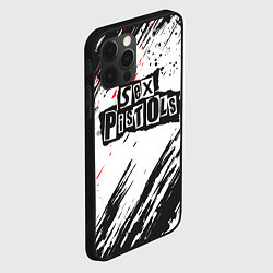 Чехол для iPhone 12 Pro Sex Pistols Big Logo, цвет: 3D-черный — фото 2