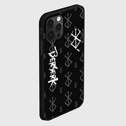 Чехол для iPhone 12 Pro Berserk bleck mask манга, цвет: 3D-черный — фото 2