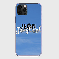 Чехол для iPhone 12 Pro JEON JUNGKOOK BTS, цвет: 3D-светло-сиреневый