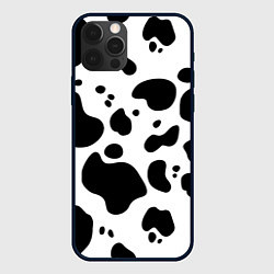 Чехол для iPhone 12 Pro Пятна Далматина, цвет: 3D-черный