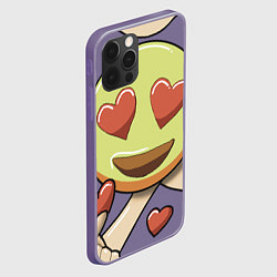 Чехол для iPhone 12 Pro LOVE- emotion collection, цвет: 3D-серый — фото 2