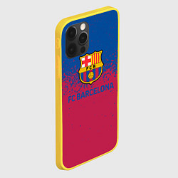 Чехол для iPhone 12 Pro Fc barcelona, цвет: 3D-желтый — фото 2