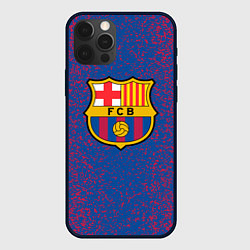 Чехол для iPhone 12 Pro Barcelona брызги красок, цвет: 3D-черный