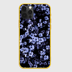 Чехол для iPhone 12 Pro Fascinating Aubrieta, цвет: 3D-желтый