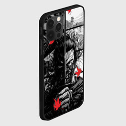 Чехол для iPhone 12 Pro Ghost of Tsushima Призрак Цусимы Дзин Сакай, цвет: 3D-черный — фото 2