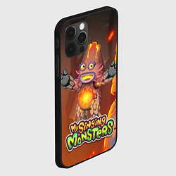 Чехол для iPhone 12 Pro My singing monsters ЛАВАТЁКА, цвет: 3D-черный — фото 2