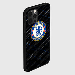 Чехол для iPhone 12 Pro Chelsea много линии, цвет: 3D-черный — фото 2