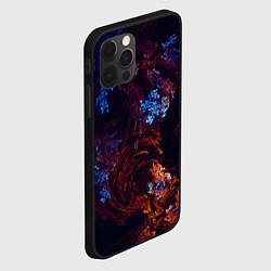 Чехол для iPhone 12 Pro Синие и Красные Коралловые Рифы, цвет: 3D-черный — фото 2