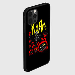 Чехол для iPhone 12 Pro KoЯn - Korn, цвет: 3D-черный — фото 2