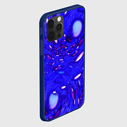 Чехол для iPhone 12 Pro Мир пузырей, цвет: 3D-тёмно-синий — фото 2