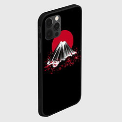 Чехол для iPhone 12 Pro Гора Фудзи Цветение сакуры, цвет: 3D-черный — фото 2