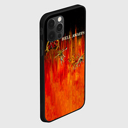 Чехол для iPhone 12 Pro Hell Awaits - Slayer, цвет: 3D-черный — фото 2