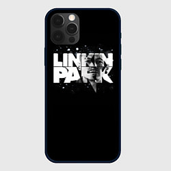 Чехол для iPhone 12 Pro Linkin Park логотип с фото, цвет: 3D-черный