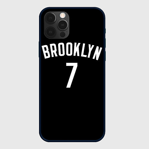 Чехол iPhone 12 Pro Кевин Дюрант Бруклин / 3D-Черный – фото 1