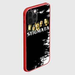 Чехол для iPhone 12 Pro Группа Stigmata, цвет: 3D-красный — фото 2