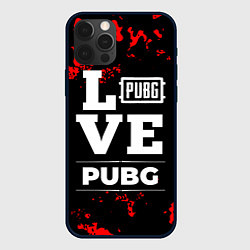 Чехол для iPhone 12 Pro PUBG Love Классика, цвет: 3D-черный
