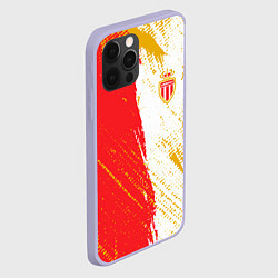 Чехол для iPhone 12 Pro Fc monaco фк монако краска, цвет: 3D-светло-сиреневый — фото 2