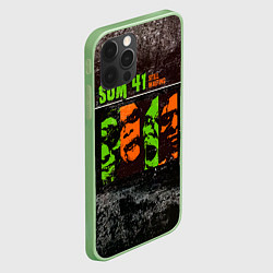 Чехол для iPhone 12 Pro Still Waiting - Sum 41, цвет: 3D-салатовый — фото 2
