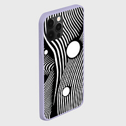 Чехол для iPhone 12 Pro Geometric vanguard composition Fashion trend, цвет: 3D-светло-сиреневый — фото 2