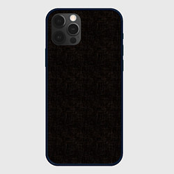 Чехол для iPhone 12 Pro Текстурированный угольно-черный, цвет: 3D-черный