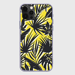 Чехол для iPhone 12 Pro Красочная Тропическая Листва, цвет: 3D-светло-сиреневый