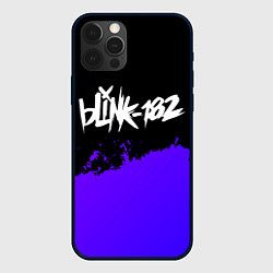 Чехол iPhone 12 Pro Blink 182 Purple Grunge