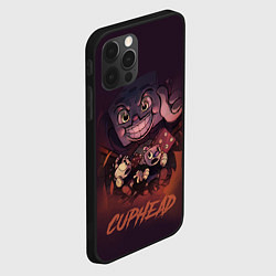 Чехол для iPhone 12 Pro Cuphead - Король кости, цвет: 3D-черный — фото 2