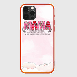 Чехол для iPhone 12 Pro Мама - лучшая подруга, цвет: 3D-красный