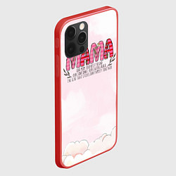 Чехол для iPhone 12 Pro Мама - лучшая подруга, цвет: 3D-красный — фото 2
