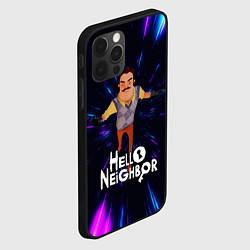 Чехол для iPhone 12 Pro Hello Neighbor Привет сосед Бегущий сосед, цвет: 3D-черный — фото 2