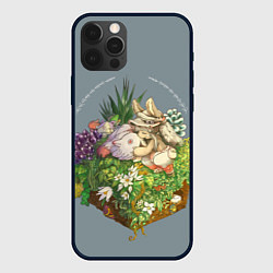 Чехол для iPhone 12 Pro Наначи и Митти из аниме Made in Abyss, цвет: 3D-черный