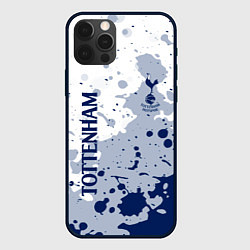 Чехол для iPhone 12 Pro Tottenham hotspur Брызги красок, цвет: 3D-черный