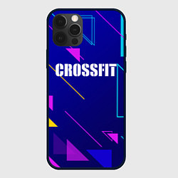 Чехол для iPhone 12 Pro Дефрагментация - Crossfit, цвет: 3D-черный