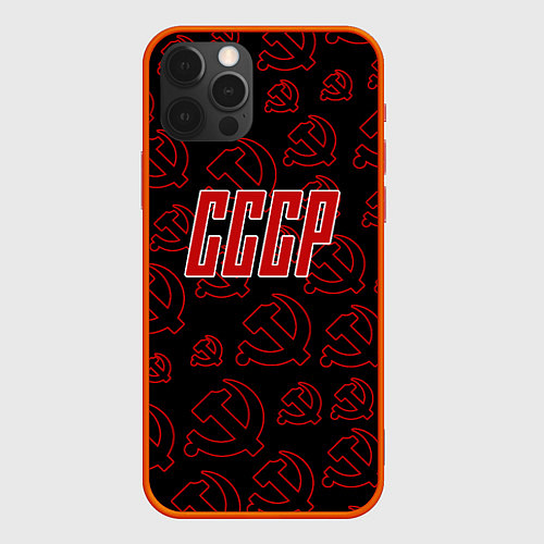 Чехол iPhone 12 Pro Atomic USSR / 3D-Красный – фото 1