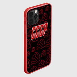 Чехол для iPhone 12 Pro Atomic USSR, цвет: 3D-красный — фото 2